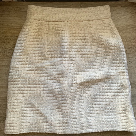 Maje button down skirt in Ecru - Picture 4 of 6